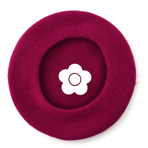 Mary Quant pink beret