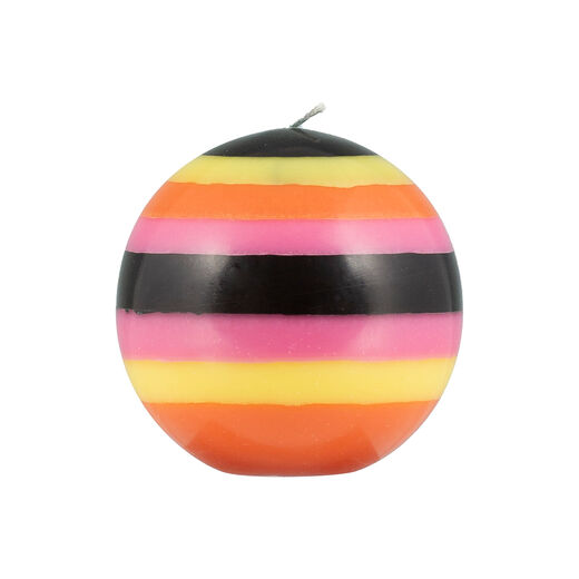 Striped ball candle