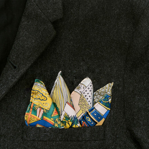 Persian Horse pocket square by Pig Chicken Cow