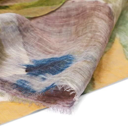 Tropical flower scarf