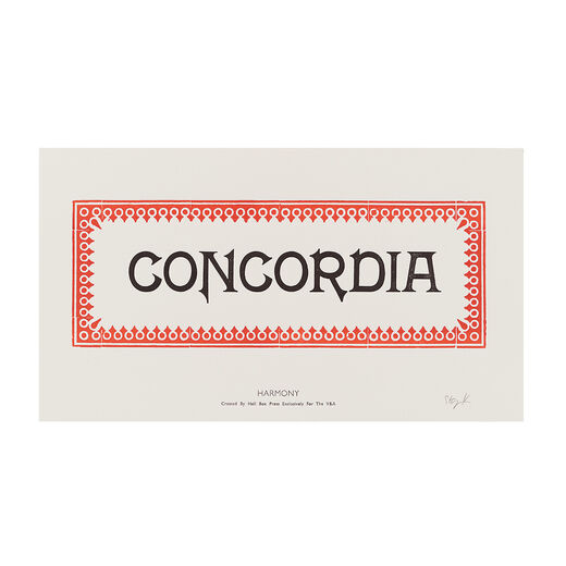 V&A Concordia print