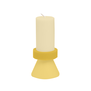 Tall yellow candle