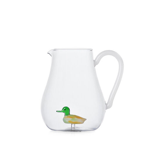Duck glass jug by Ichendorf Milano