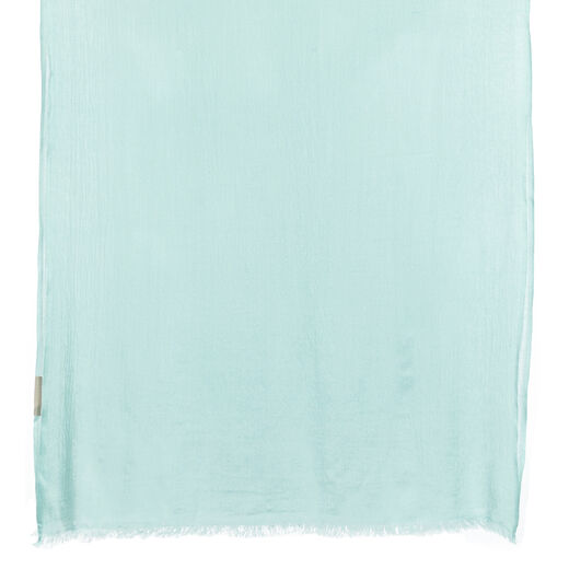 Pool blue scarf by Kashmir Loom