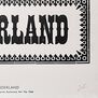 Wonderland letterpress print