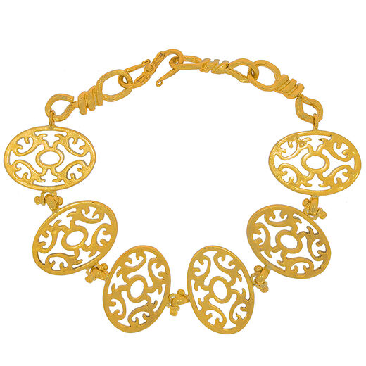 Byzantine oval bracelet by Ottoman Hands