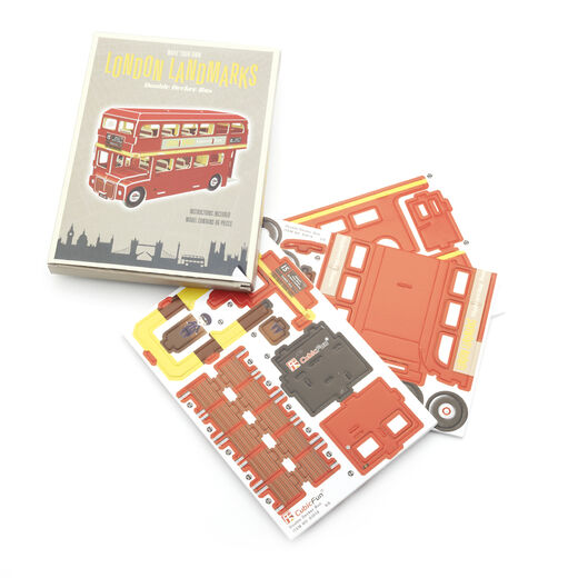 Double Decker Bus paper kit