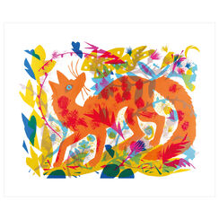 Fox greeting card