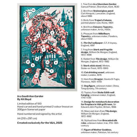 In a South Ken Garden by Kit Boyd - limited edition print