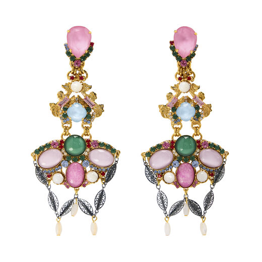 Neo Victoriana statement clip-on earrings by VICKISARGE