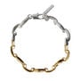 Gold and silver link bracelet by SWEETLIMEJUICE