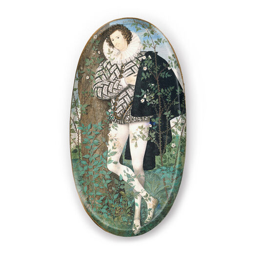 Young Man Among Roses magnet by Nicholas Hilliard