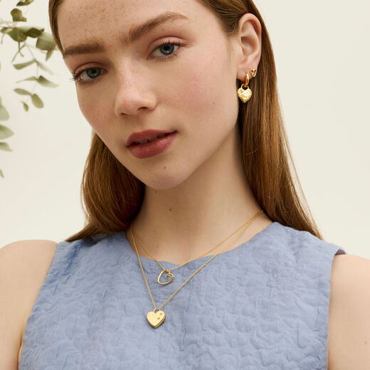 Heart gem pendant necklace by Ottoman Hands