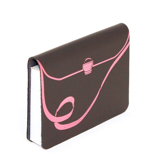Grey satchel mini notebook