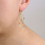Branch drop earrings by Mounir