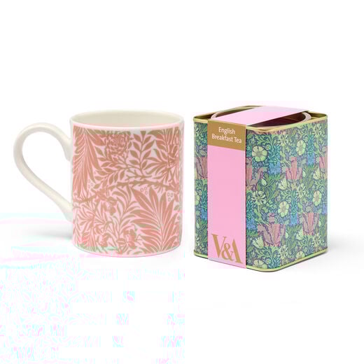 William Morris English breakfast tea & mug