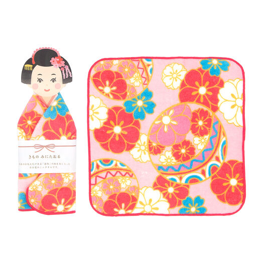 Mari sukara kimono face towel