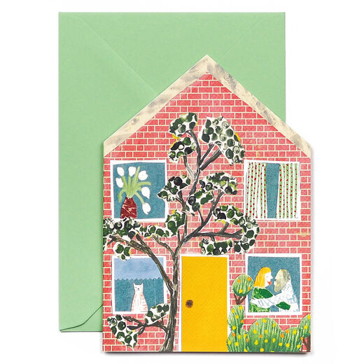 Townhouse greeting card