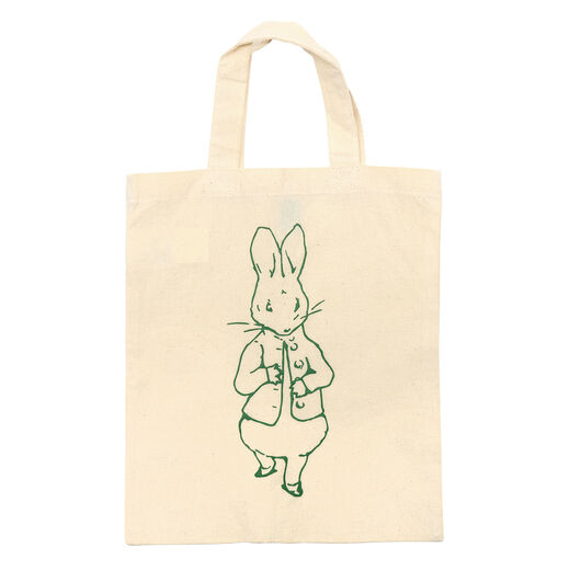 Peter Rabbit outline kids mini tote bag