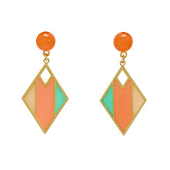 Art Deco diamond drop earrings