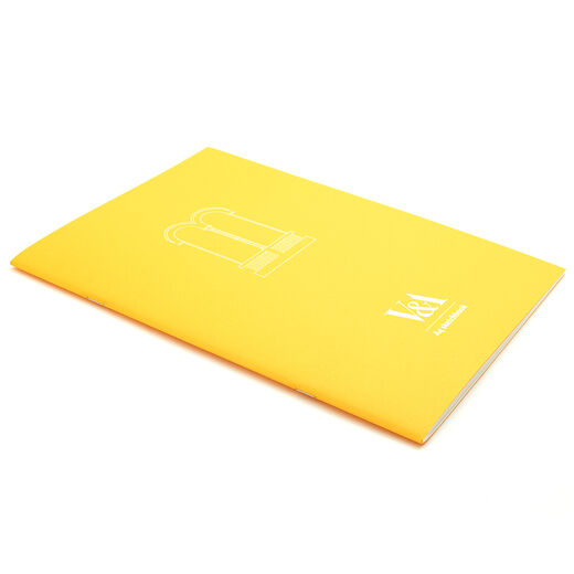 V&A yellow sketchbook souvenir
