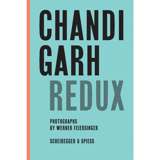 Chandigarh Redux book cover. The title is in black and grey on a turquoise background.