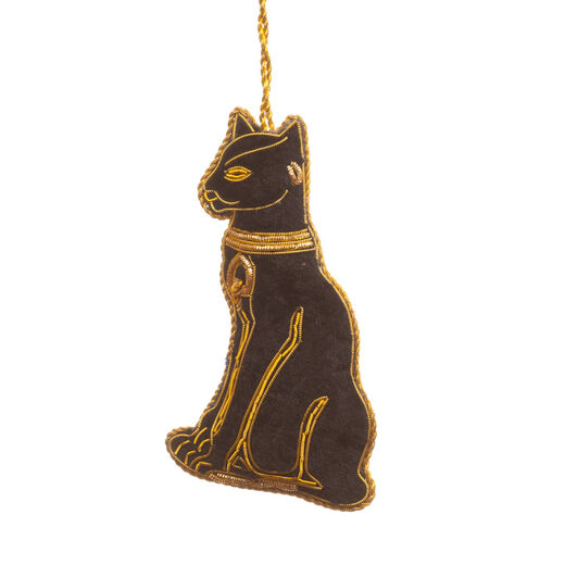 Black cat textile decoration