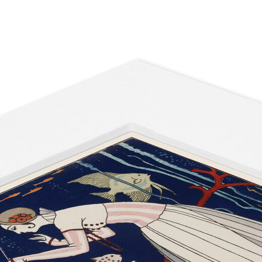 Dazzling little fish by George Barbier - 11 x 14'' mounted print