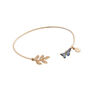 Blue butterfly bangle by Fable England