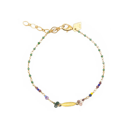 Multicoloured bead fine bracelet by Le Fourbi De Capucine