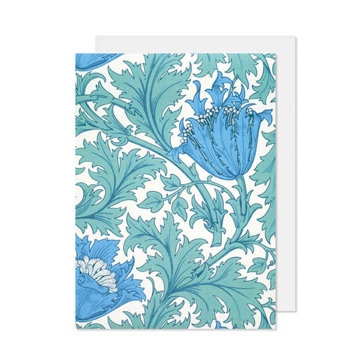 Anemone wallpaper greeting card