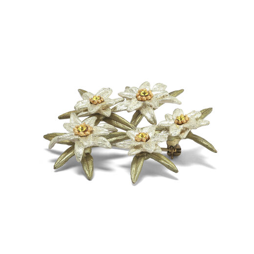 Edelweiss brooch by Michael Michaud