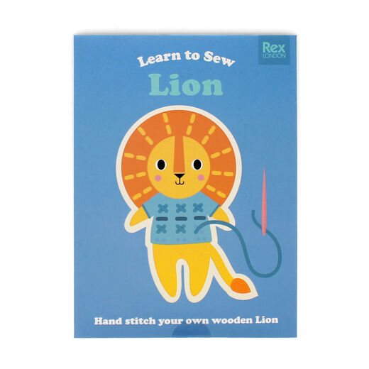 Learn to sew wooden kit - Lion