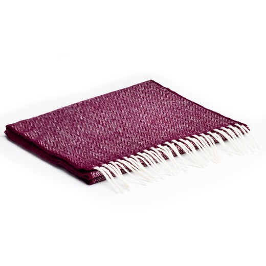 Mulberry purple scarf by McNutt of Donegal