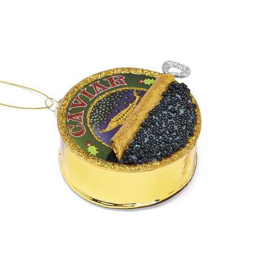Caviar tin decoration