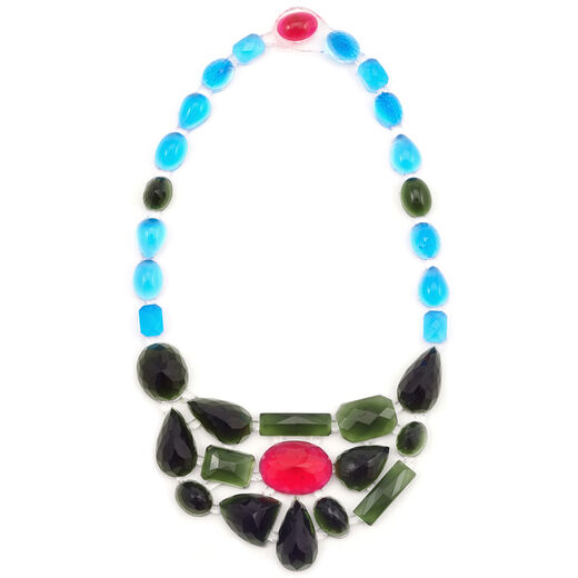 Resin jewel necklace by Corsi Design Factory