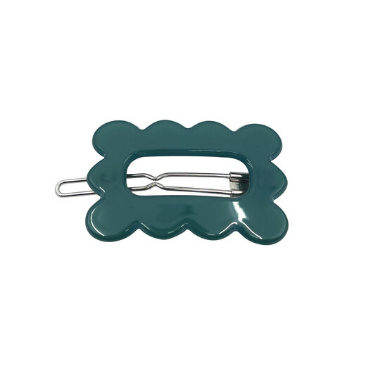Teal Vienna hair clip by Inky and Mole V&A Shop