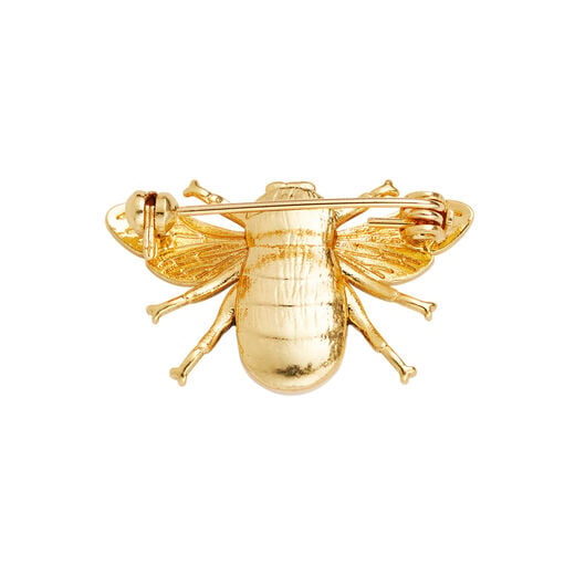 Honey bee brooch by Fable England