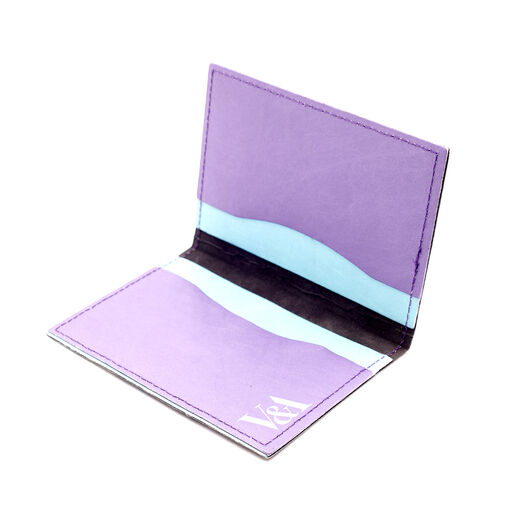 Purple kimono Tyvek cardholder