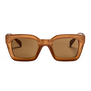 Chunky brown sunglasses