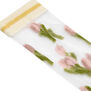 Pink flowers sheer socks