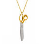 Shearing scissors necklace by Alex Monroe