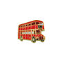 London bus enamel pin badge