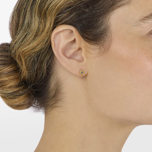 Lapis lazuli star earrings by Ottoman Hands