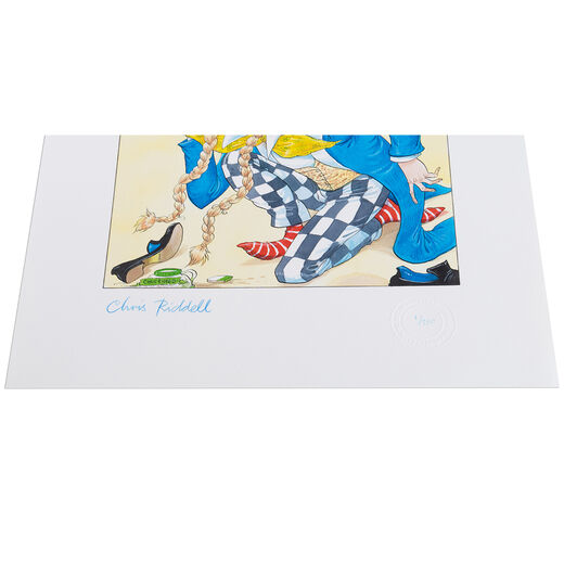 The Mad Hatter by Chris Riddell &ndash; Limited edition, signed and numbered