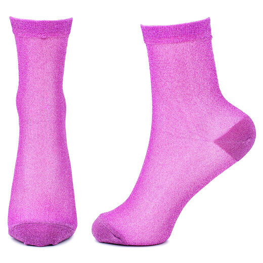 Glitter pink socks