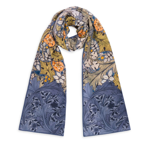C.F.A. Voysey Thistles silk scarf