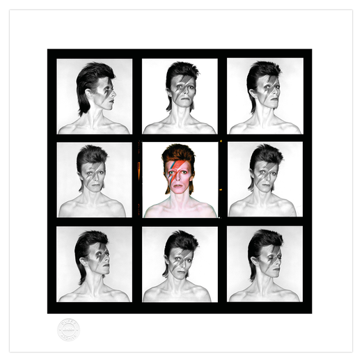 Aladdin Sane Demi-Contact print by Brian Duffy - limited edition
