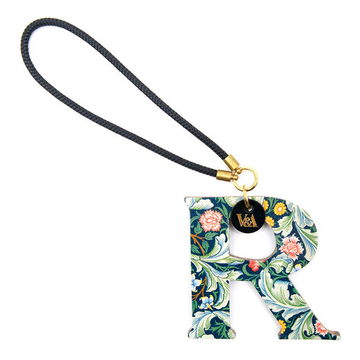 William Morris Leicester leather bag charm - R