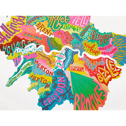 33 Boroughs print &ndash; limited, second edition